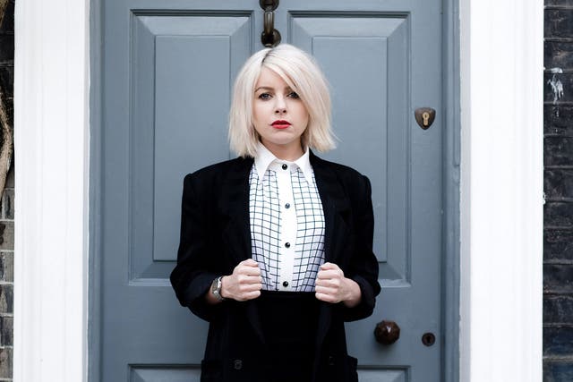 Singer and songwriter Little Boots photographed in High Street Kensington