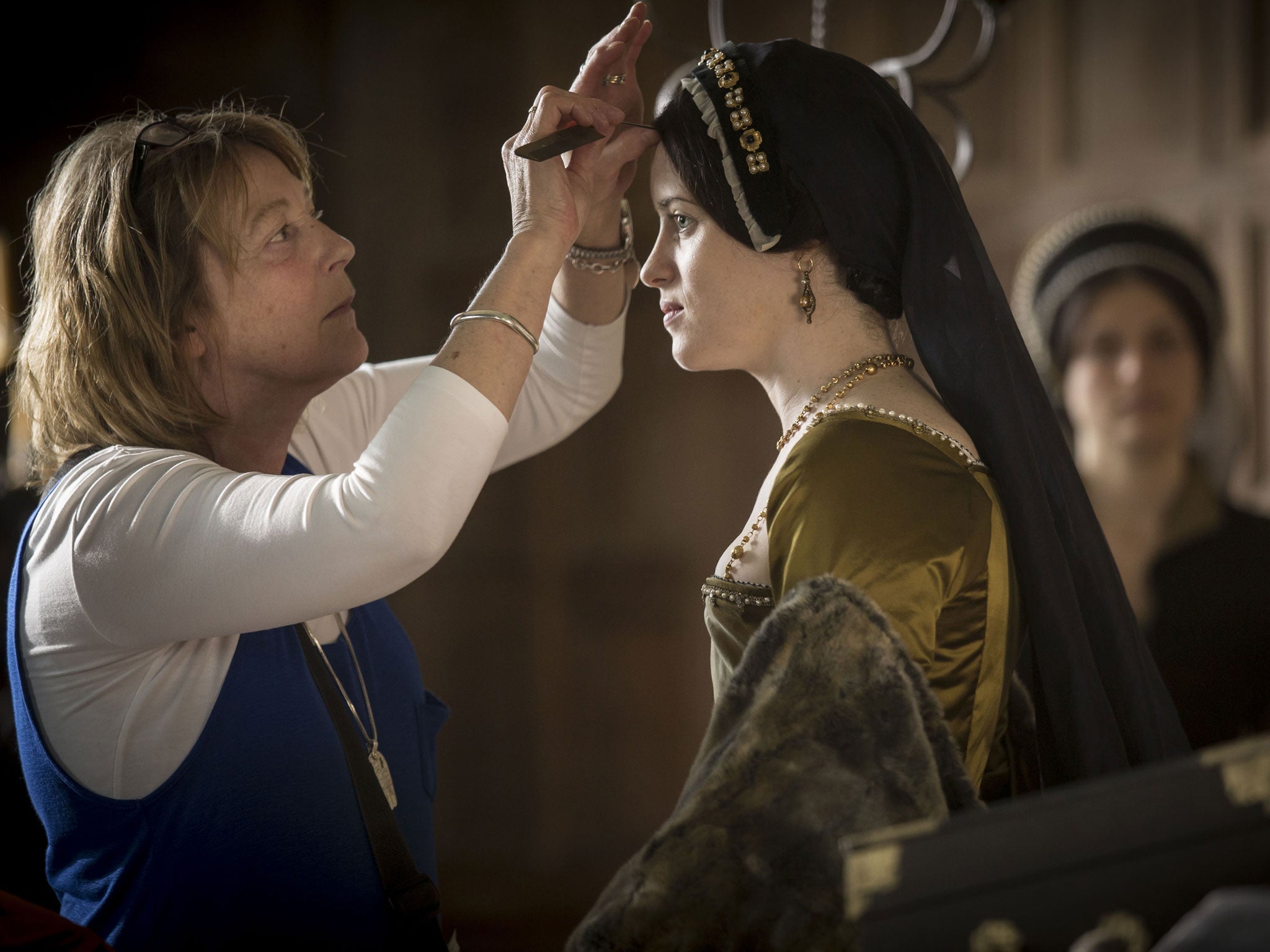 Claire Foy prepares to play Anne Boleyn