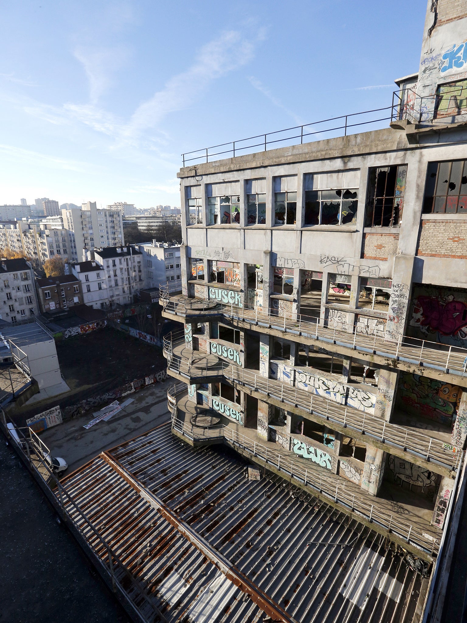 The Magasins Generaux building in the Parisian suburb of Pantin (Getty Images)