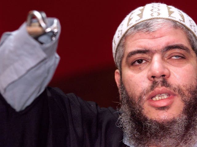 Abu Hamza is currently serving a life sentence in the US for terrorism offences.  Firearms charges against his son have been dropped