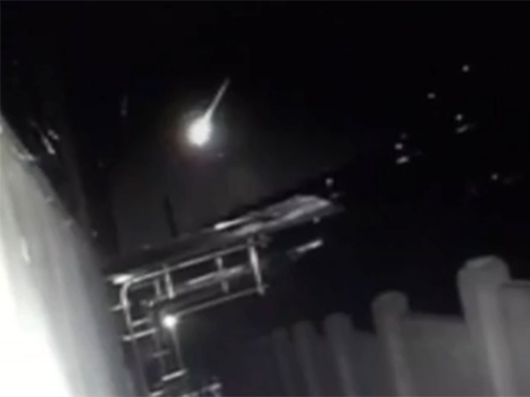 The meteorite broke up above the city of Dej in northern Romania