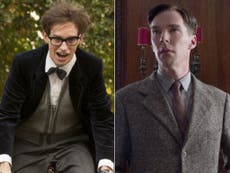 Baftas 2015: It's Benedict Cumberbatch vs Eddie Redmayne in battle of the biopics