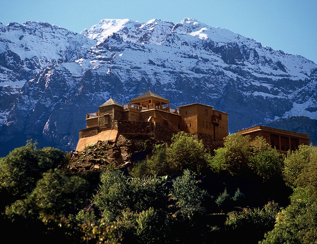 Kasbah du Toubkal in Morocco’s Atlas Mountains, before the earthquake