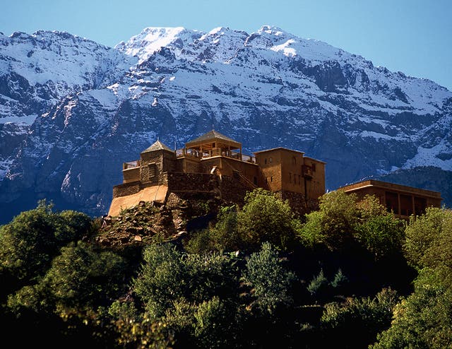 <p>Kasbah du Toubkal in Morocco’s Atlas Mountains, before the earthquake </p>