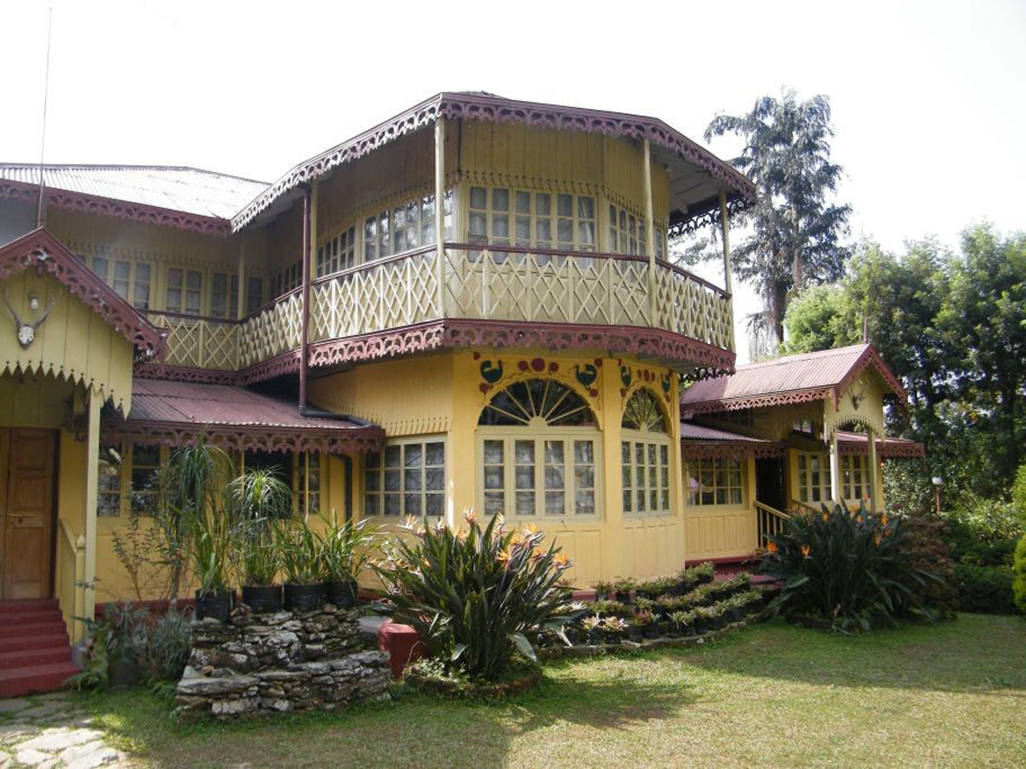 Grand: The homestay in Turuk was built by Vikash Pradhan's family 170 years ago