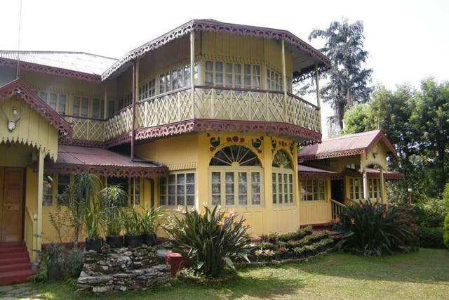 Grand: The homestay in Turuk was built by Vikash Pradhan's family 170 years ago