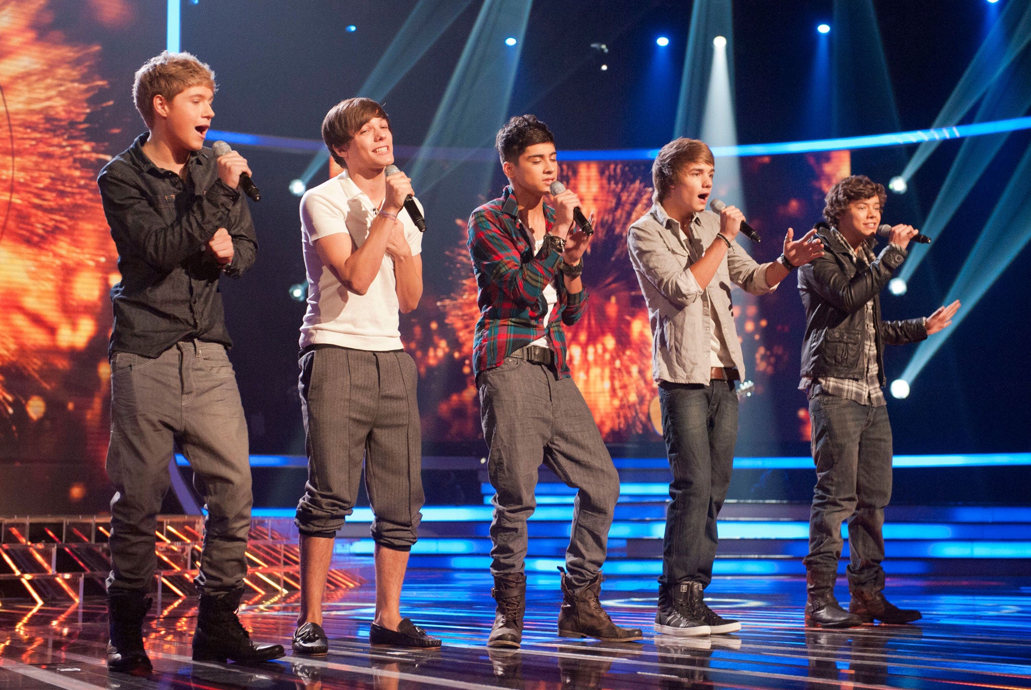 One Direction came third in 'The X Factor' in 2010