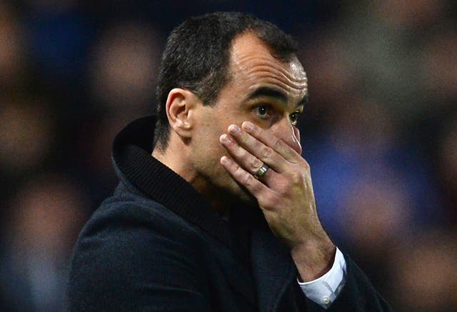 Everton manager Roberto Martinez