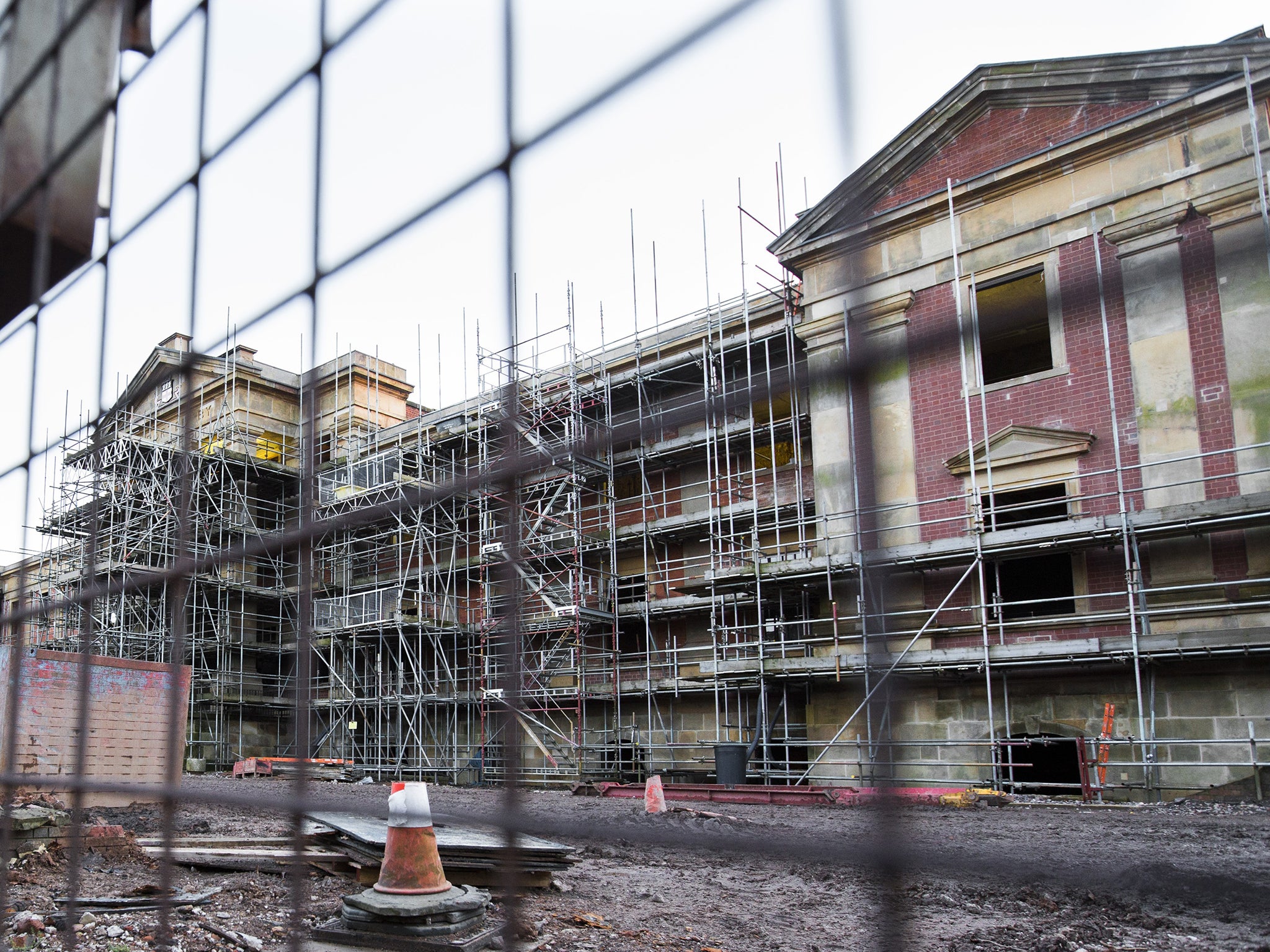 The site of the old Royal Hospital, which was being developed by Tesco