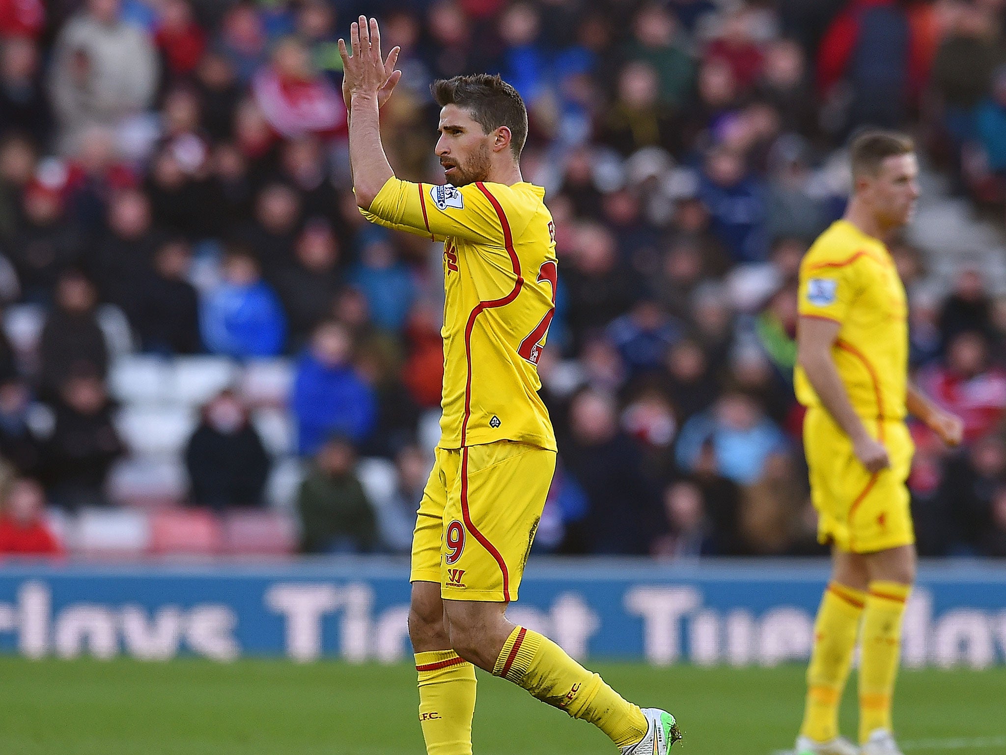 Fabian Borini starts for Liverpool