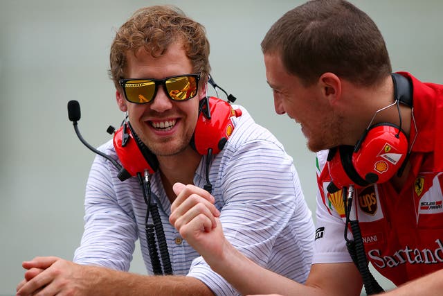 Sebastian Vettel has made the switch from Red Bull to Ferrari