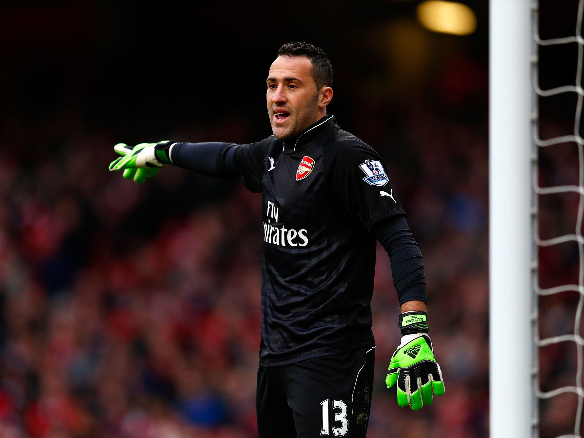 Ospina between the sticks