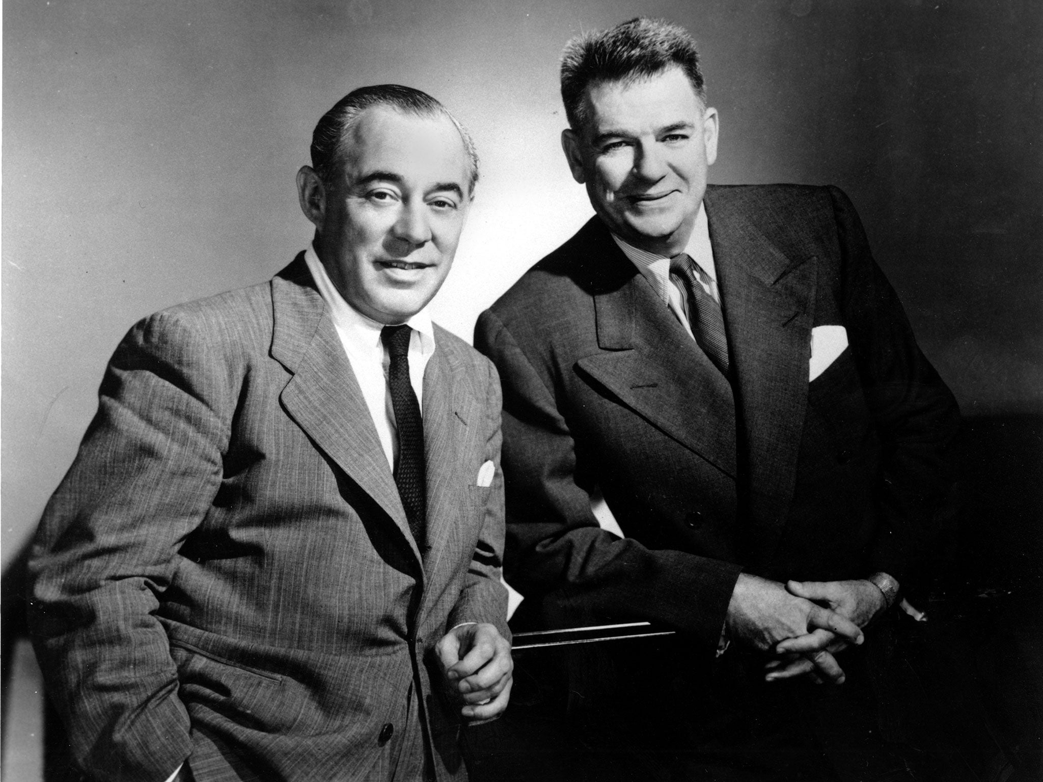 Oscar Hammerstein, right, with Composer Richard Rodgers