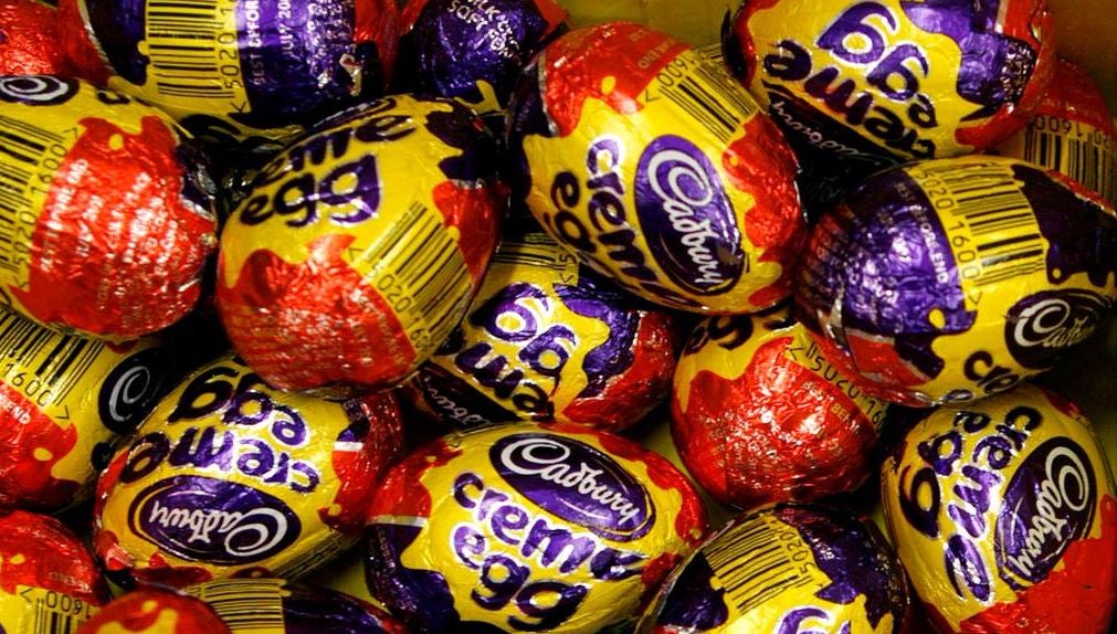 Creme Eggs are here until April 5