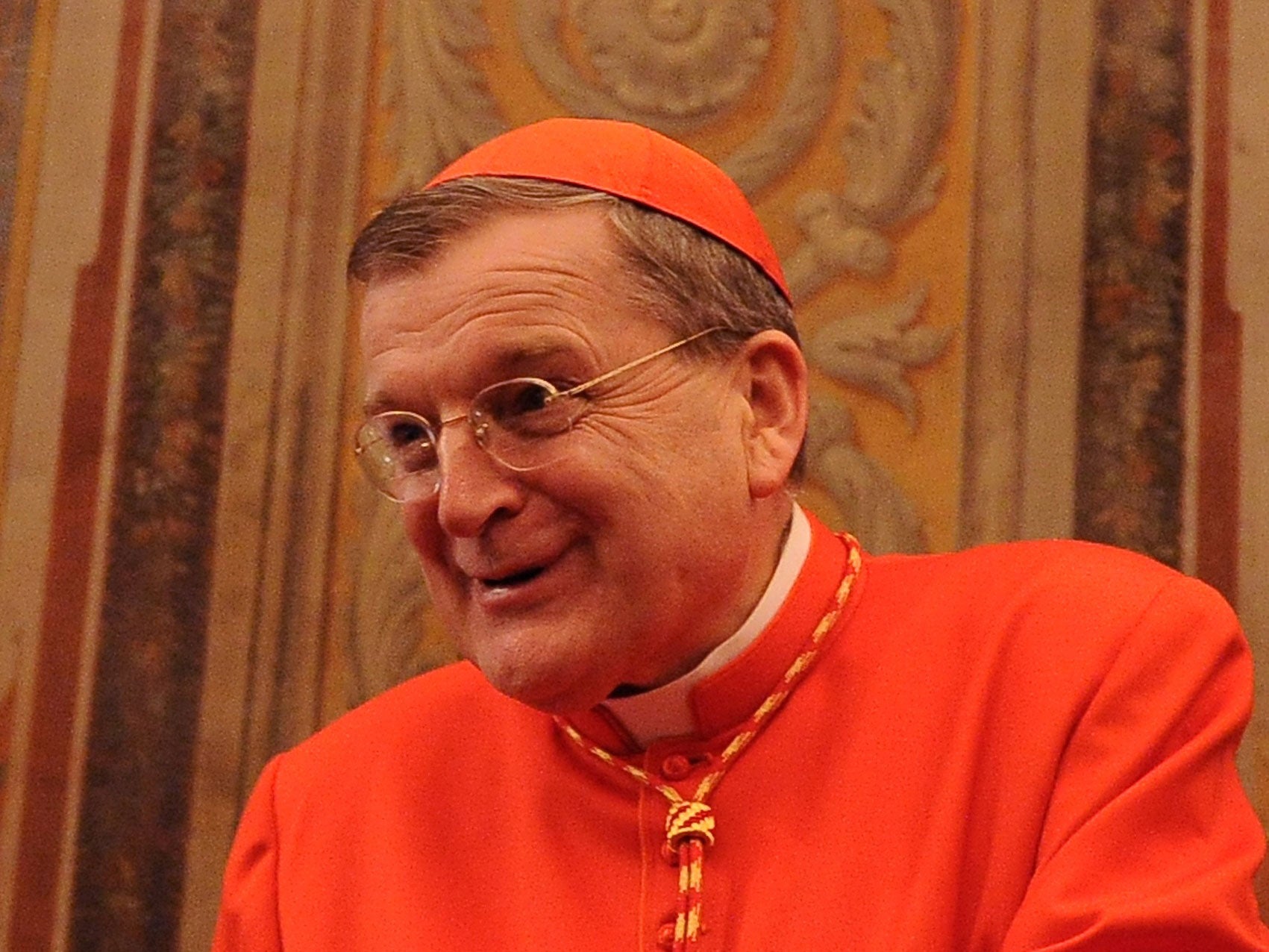 Cardinal Raymond Burke, who tested positive for Covid-19, has been placed on a ventilator