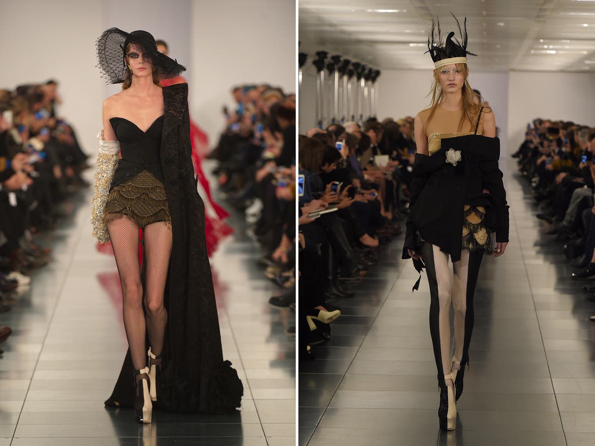 John Galliano returns to the catwalk with first collection for