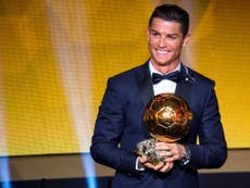Ronaldo wins third Ballon d'Or