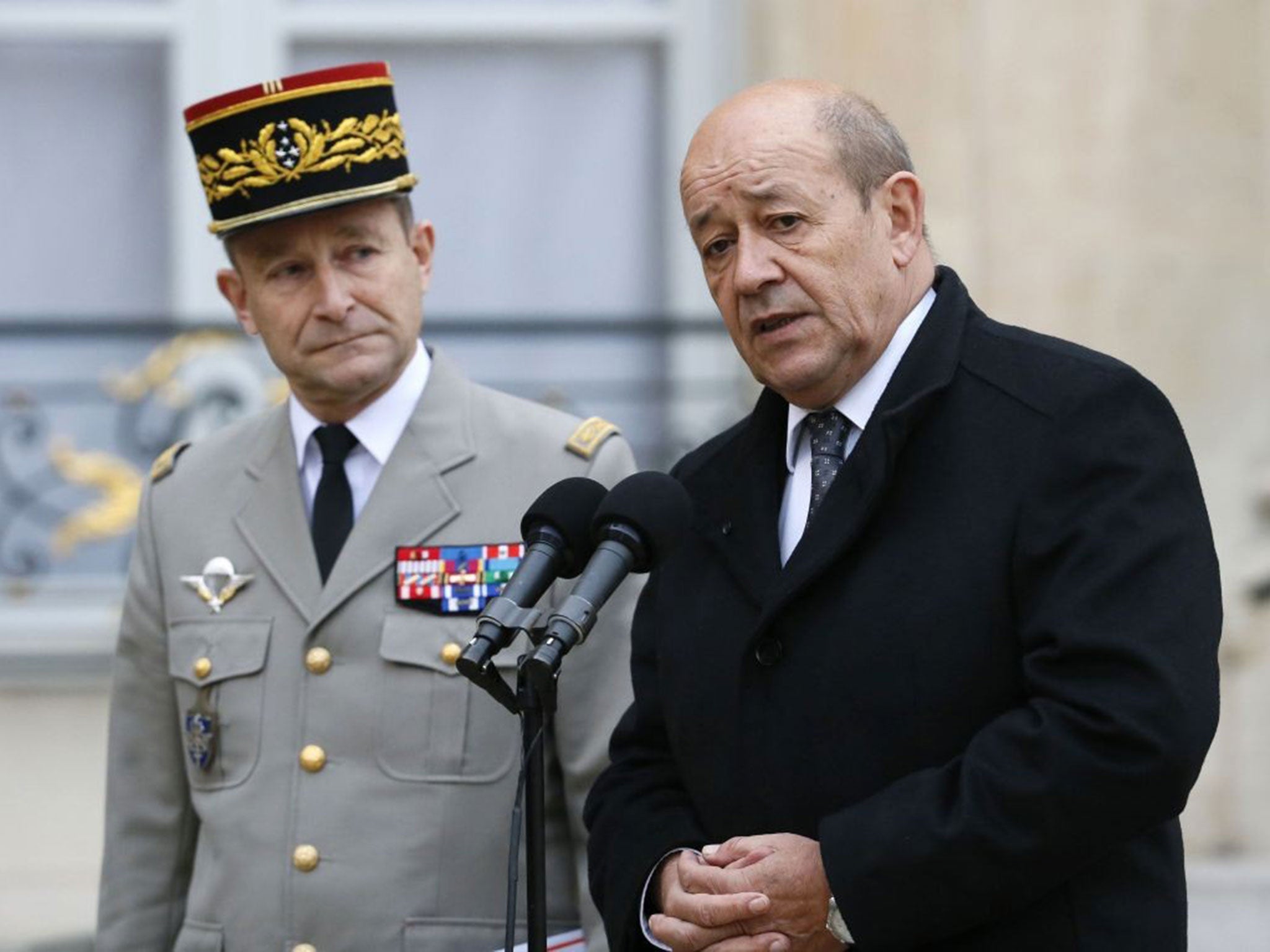 French Defence Minister Jean-Yves Le Drian said Isis must be wiped out
