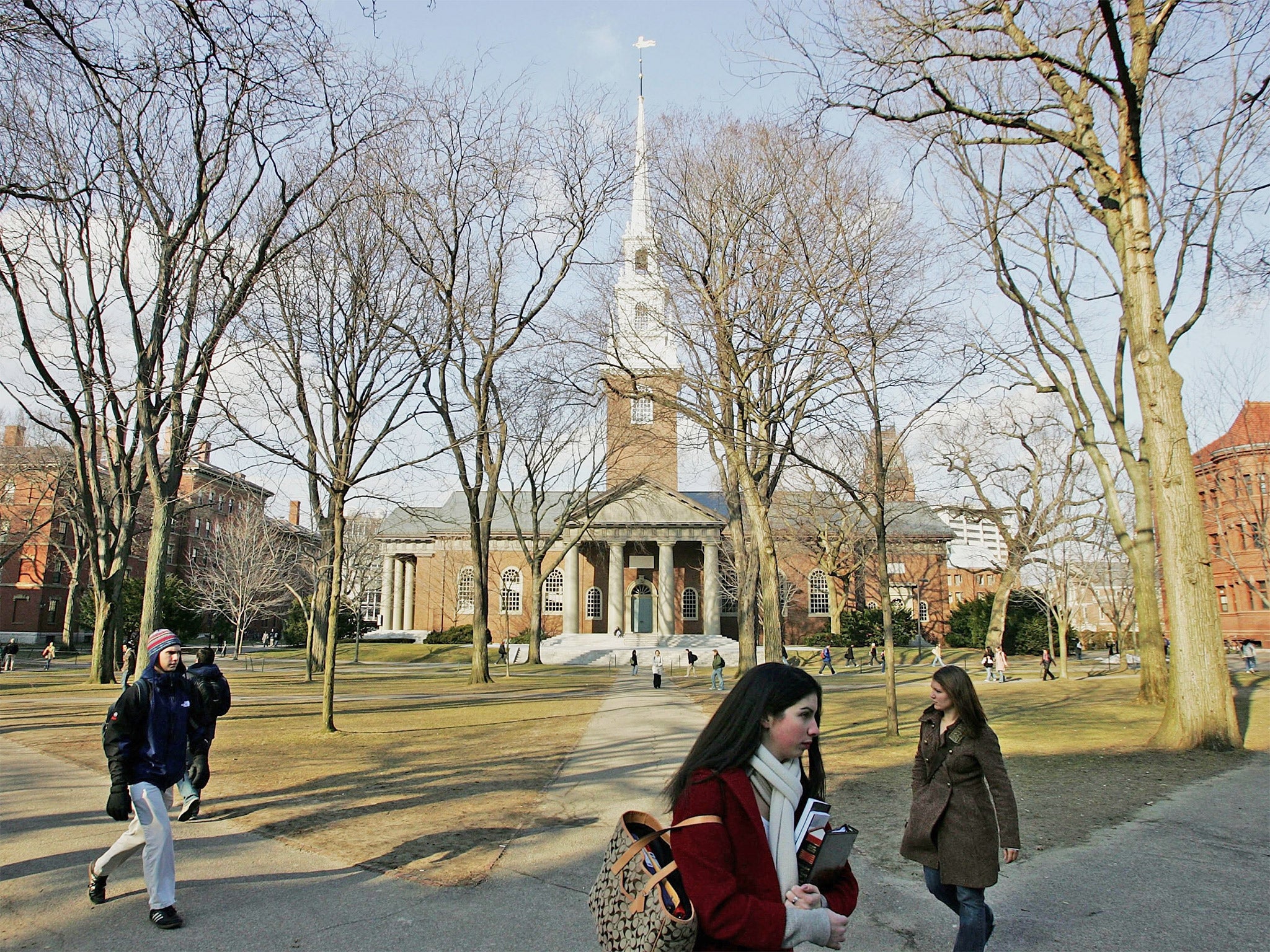 An increasing number of students are opting to study at prestigious US universities, such as Harvard