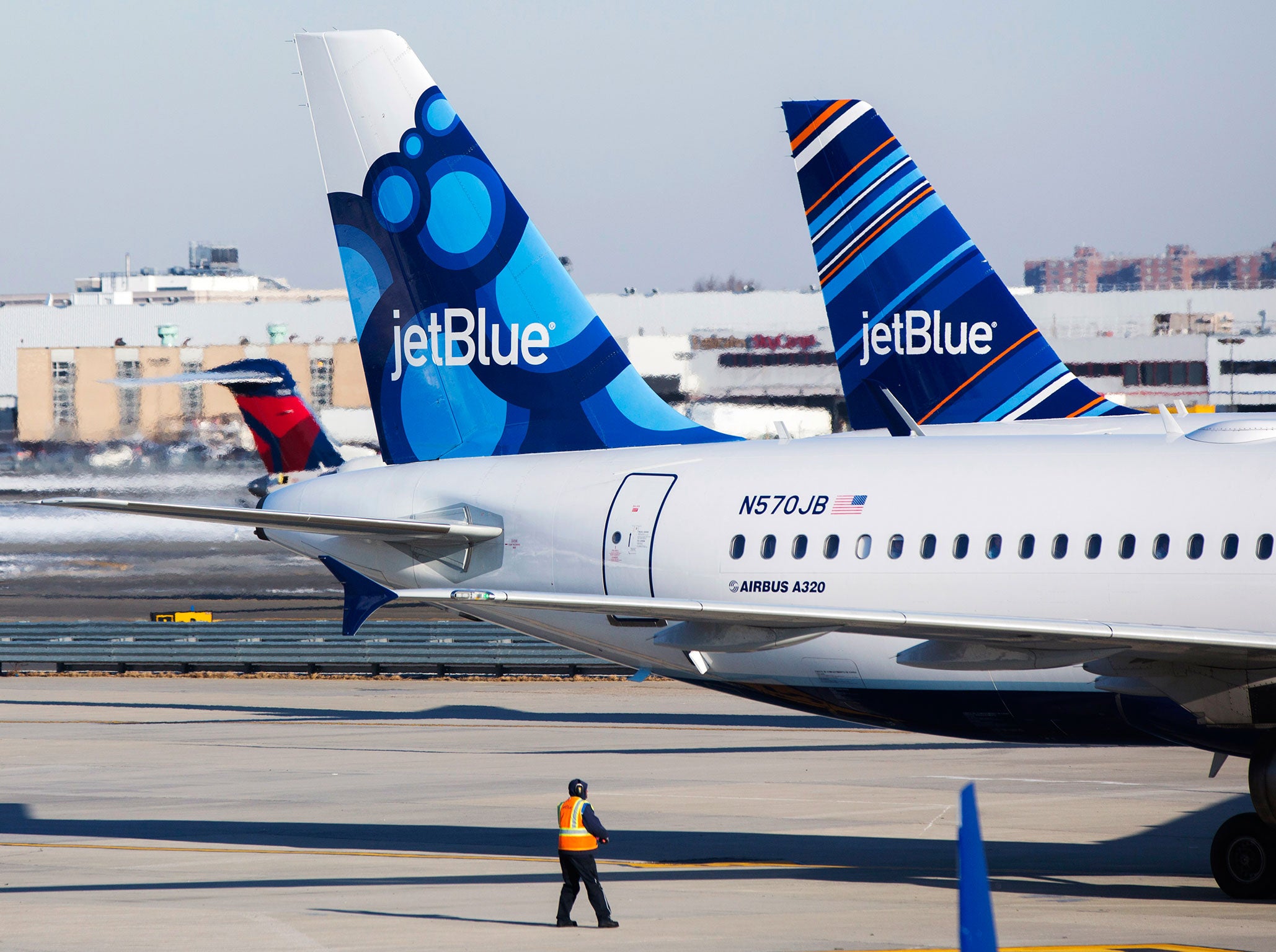 A JetBlue flight was forced to land in South Dakota after being buffeted by turbulence