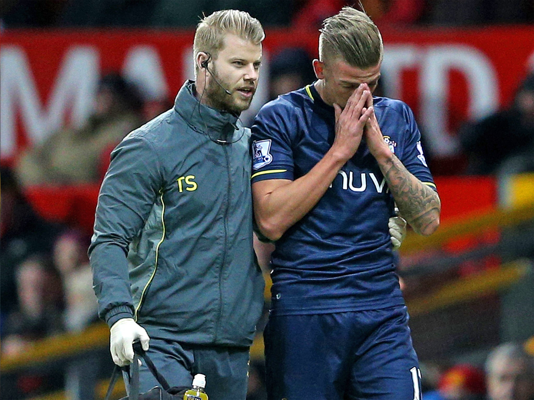 Defender Toby Alderweireld will miss up to four weeks with hamstring strain picked up during last weekend's victory at Old Trafford