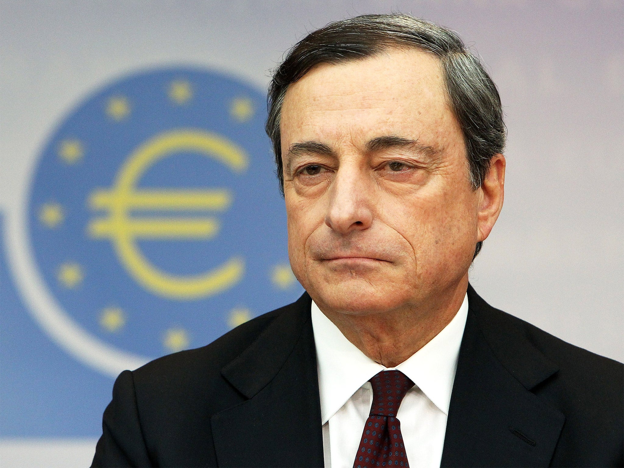 “Our monetary policy is certainly supporting the recovery," Draghi told an audience in Frankfurt