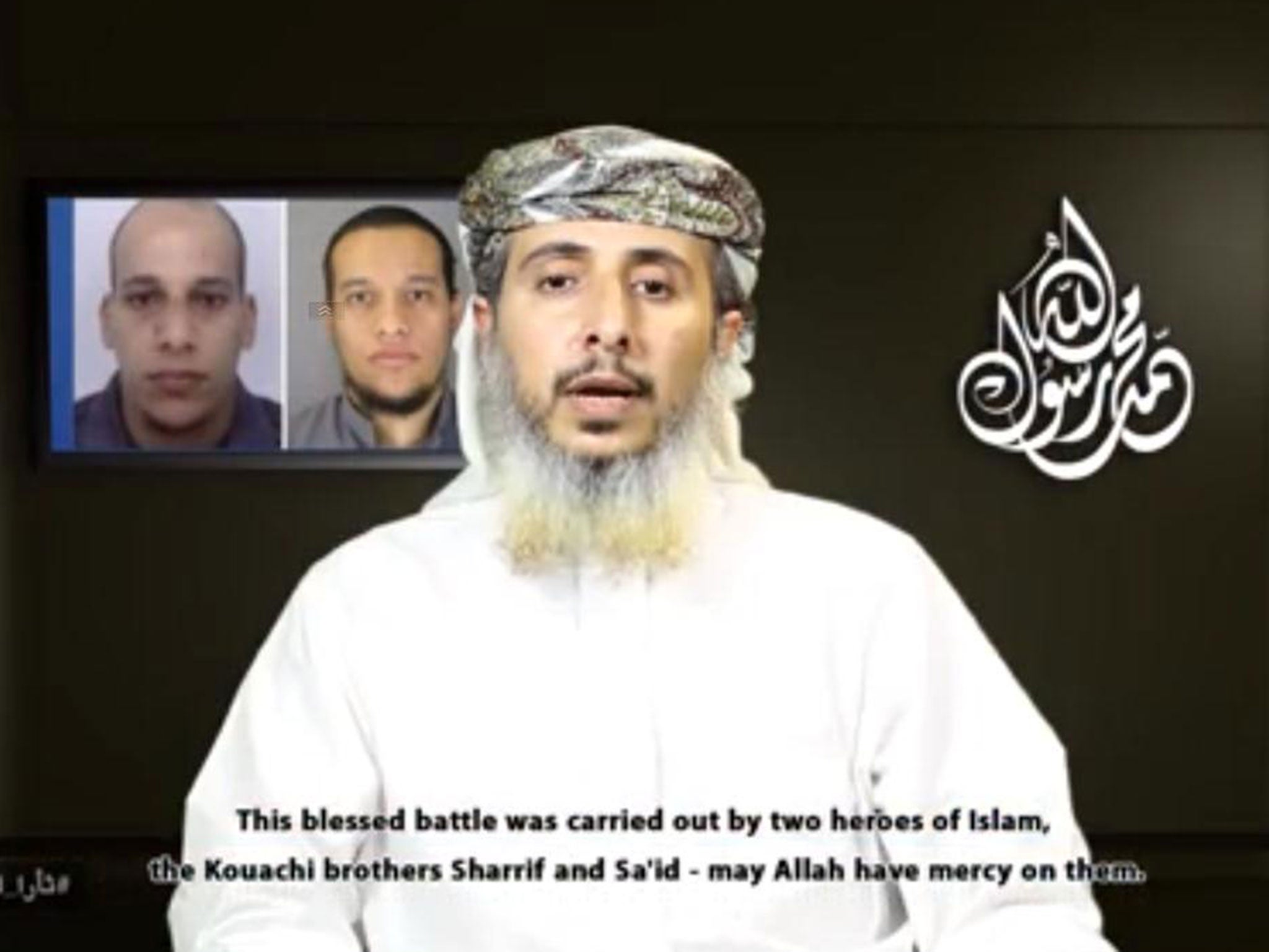 Al-Qaeda ideologue Nasr al-Ansi claimed the attacks in a video