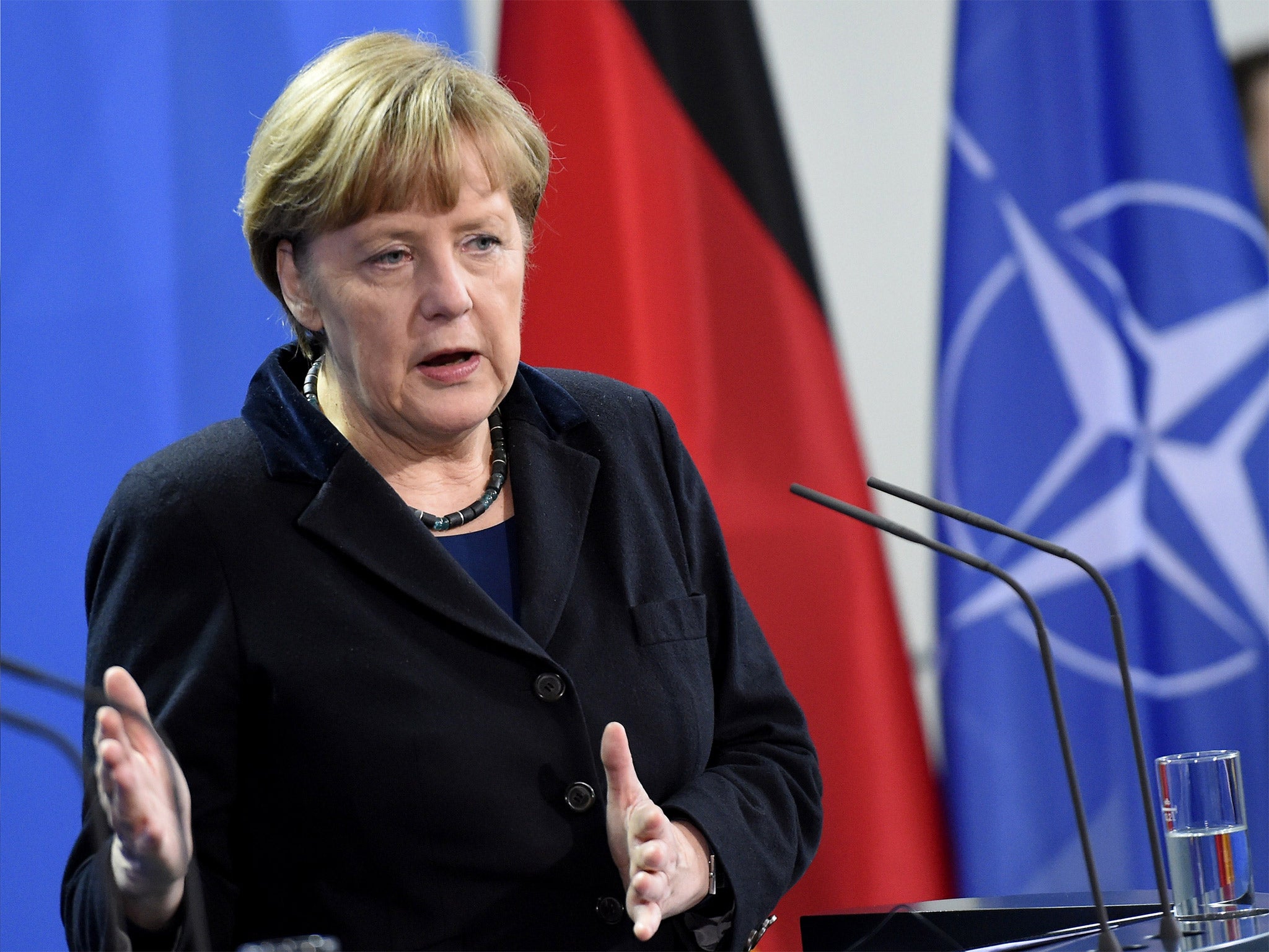 Angela Merkel said Germany still wants Greece to remain within the eurozone