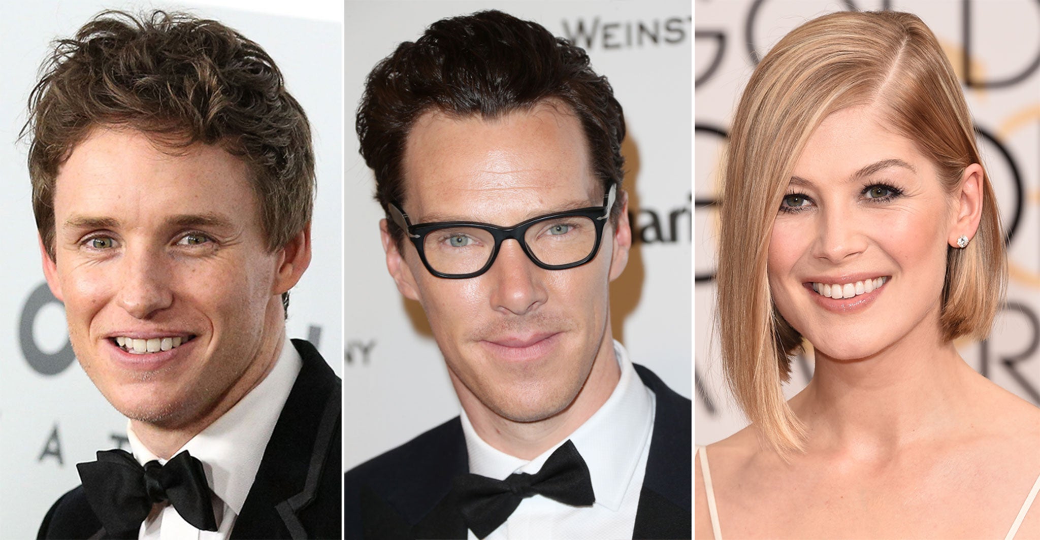 British talent Eddie Redmayne, Benedict Cumberbatch and Rosamund Pike are in line for Oscars 2015 nods