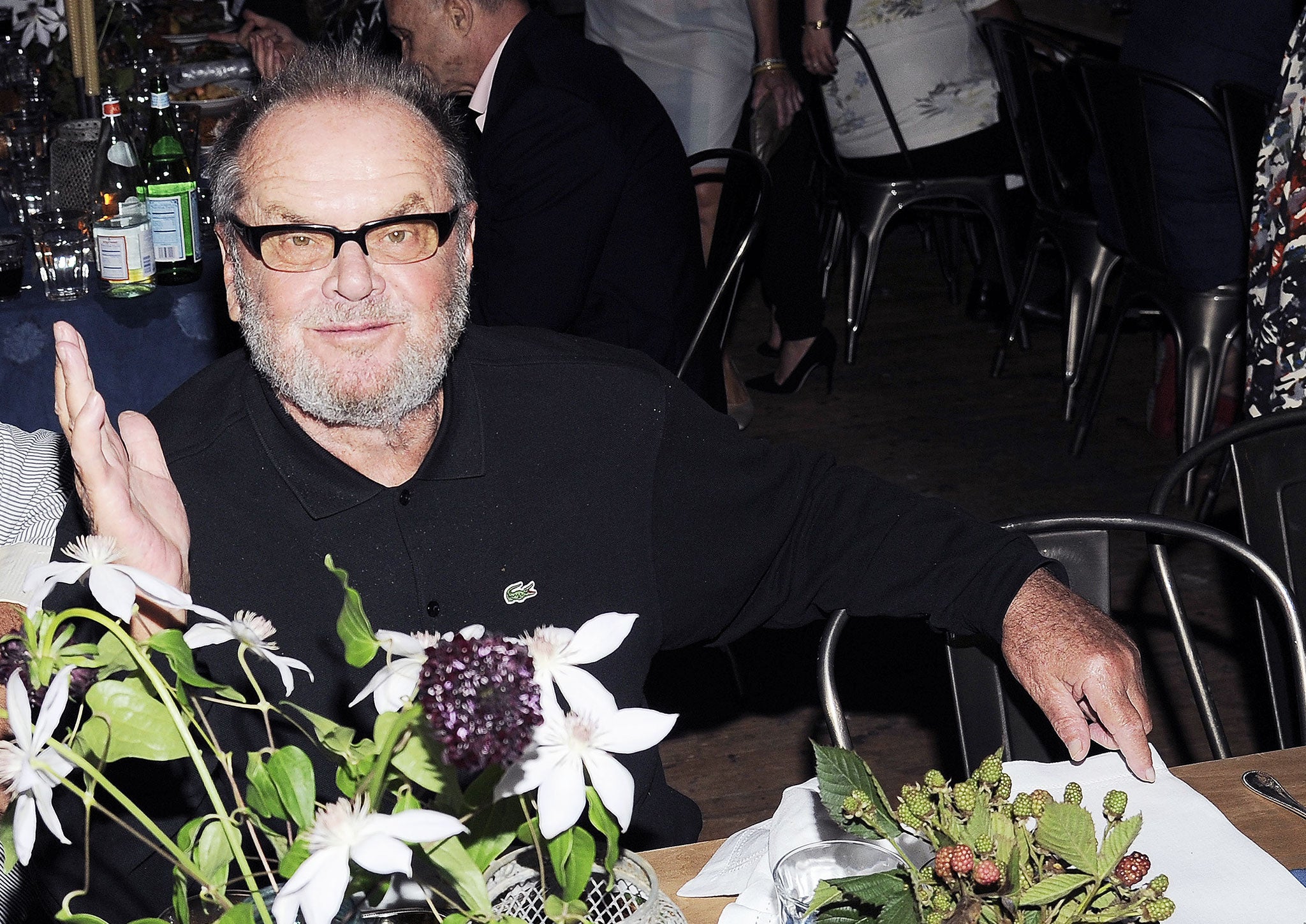 Jack Nicholson at a New York fundraiser in 2014