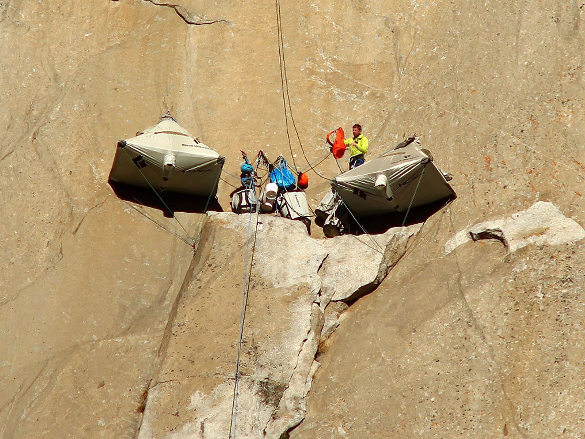 US climbers before their climb