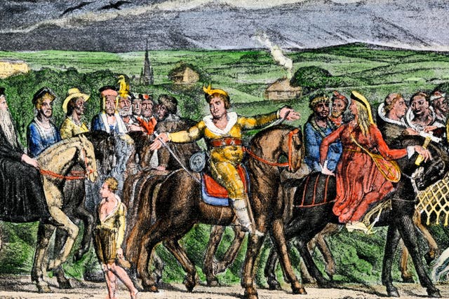 In quest of Chaucer? Pilgrims embark on their journey in 'Canterbury Tales'