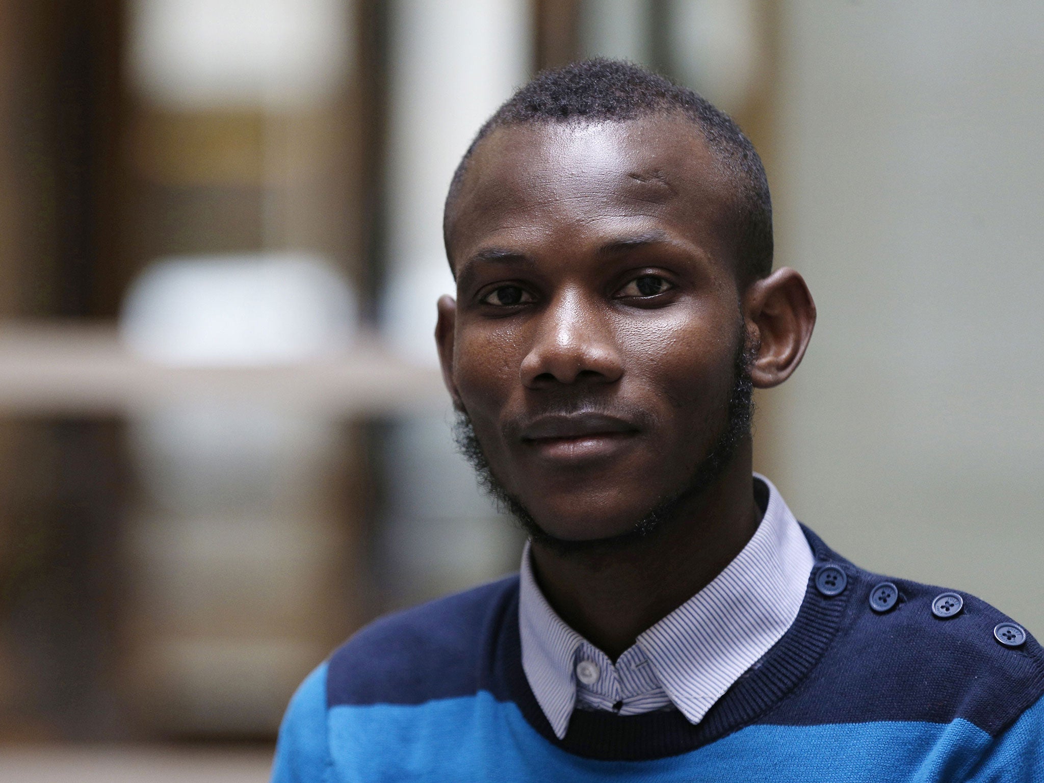 Lassana Bathily, a Malian Muslim employee who helped Jewish shoppers hide in a cold storage room during the Paris supermarket attack on 9 January