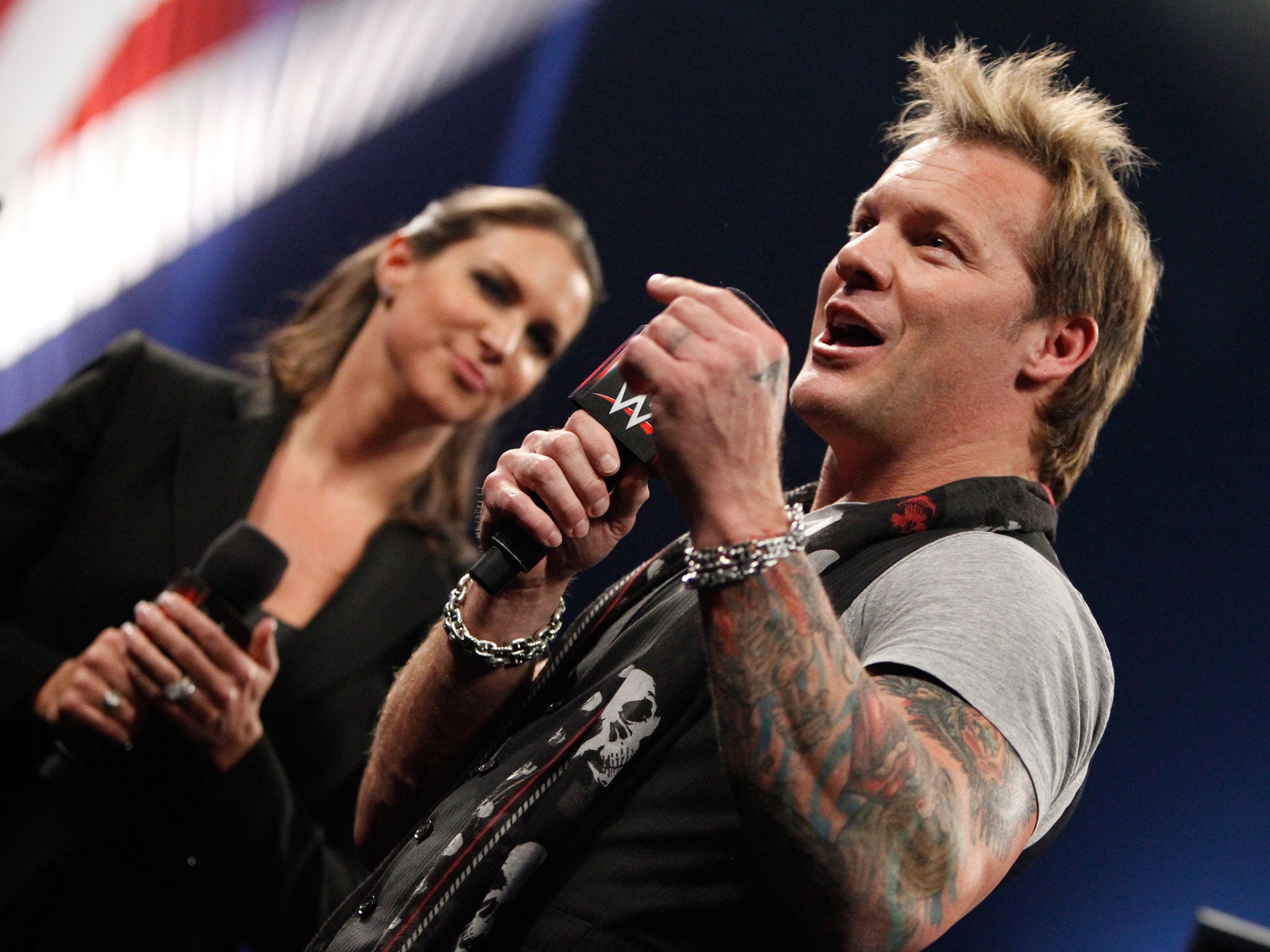 Jericho made an appearance on Smackdown as well as the live shows during last November's UK Tour