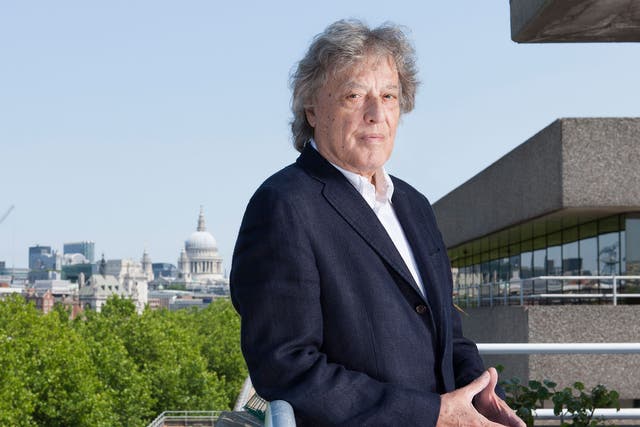 The playwright Sir Tom Stoppard photographed by Barry Marsden