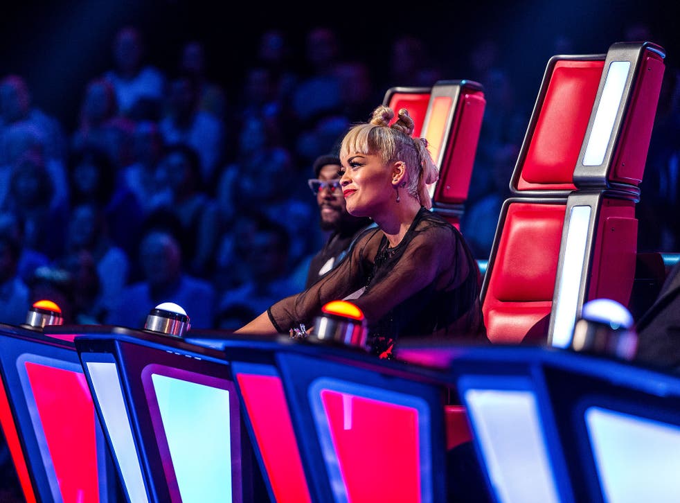 Rita Ora judging on BBC's 'The Voice'