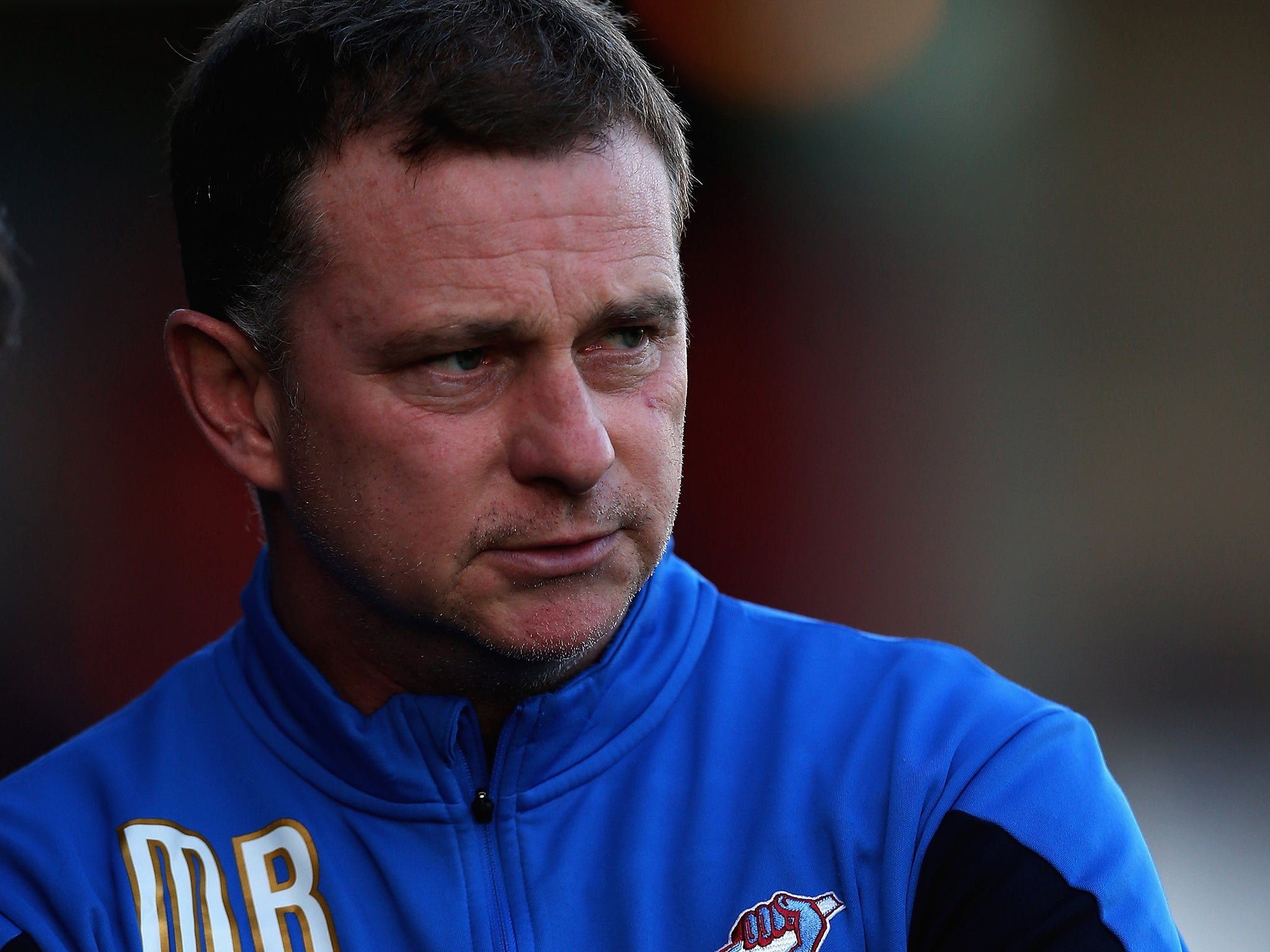 Mark Robins is aiming to take The Iron back into the second tier