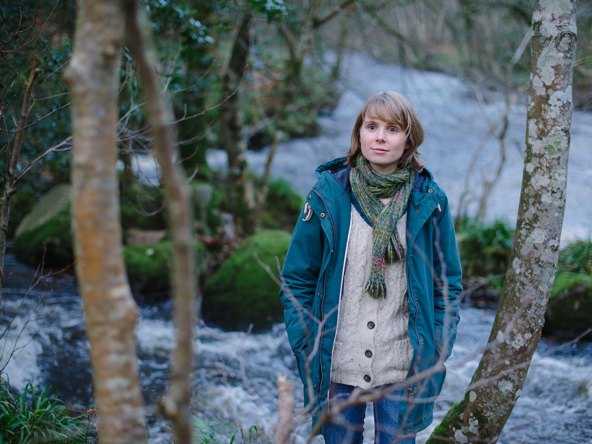 The author Lucy Wood photographed in Devonshire