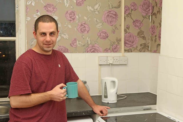 Chris Ubsdell was once homeless but now has a flat in Lambeth