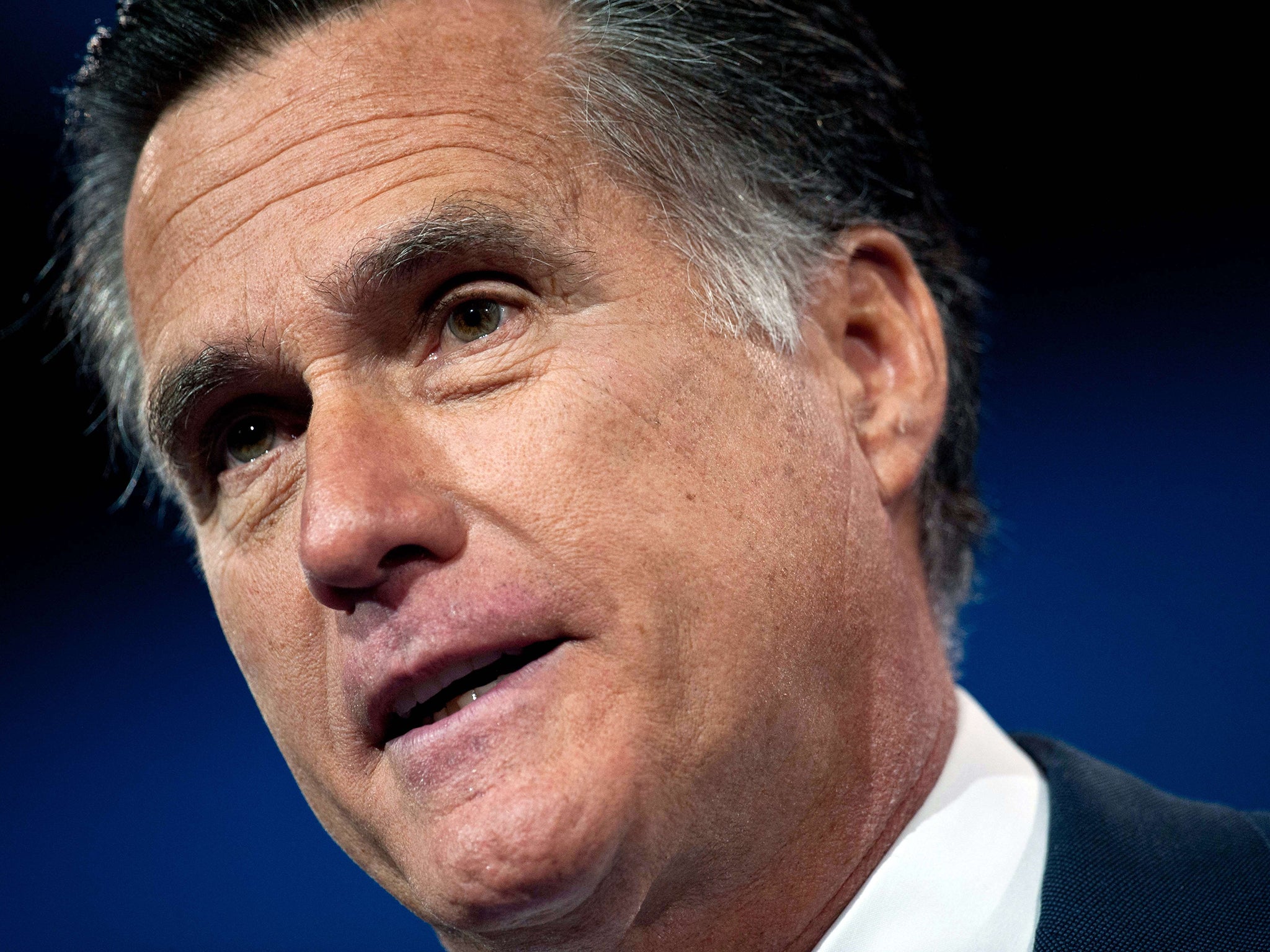 Republican candidate Mitt Romney told of his desire to stand again