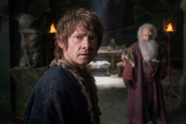 Freeman as Bilbo Baggins in 'The Hobbit: The Battle of the Five Armies'