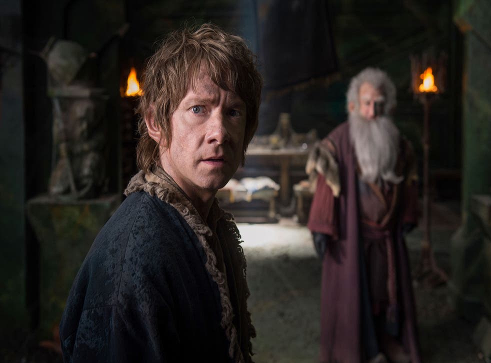 Freeman as Bilbo Baggins in 'The Hobbit: The Battle of the Five Armies' (Warner Bros)