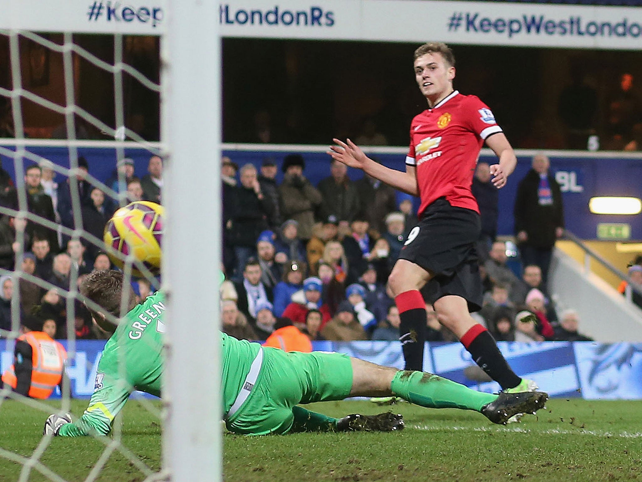 James Wilson scored United's second to seal the win
