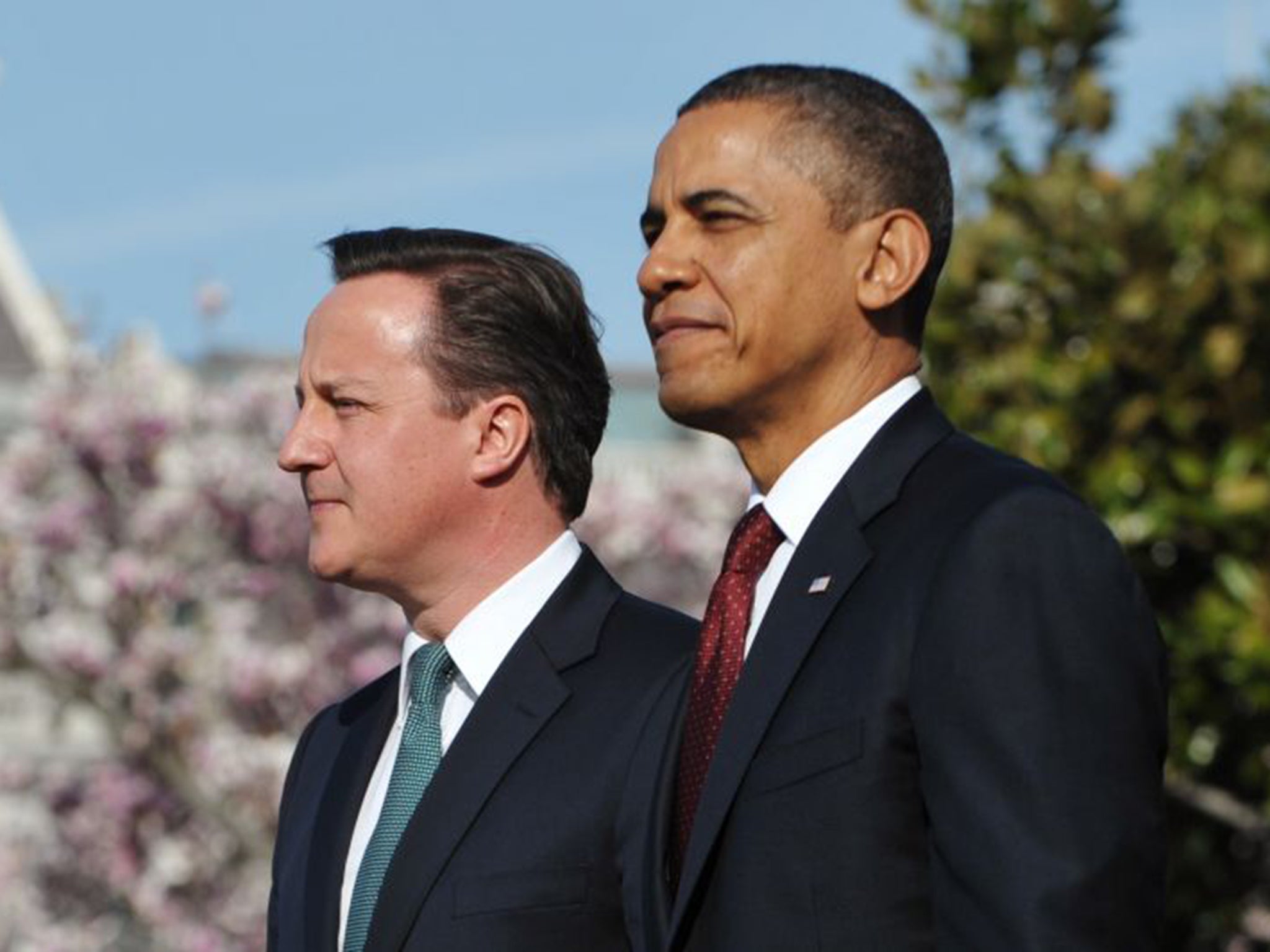 David Cameron and Barack Obama have pledged to work together (AFP/Getty)