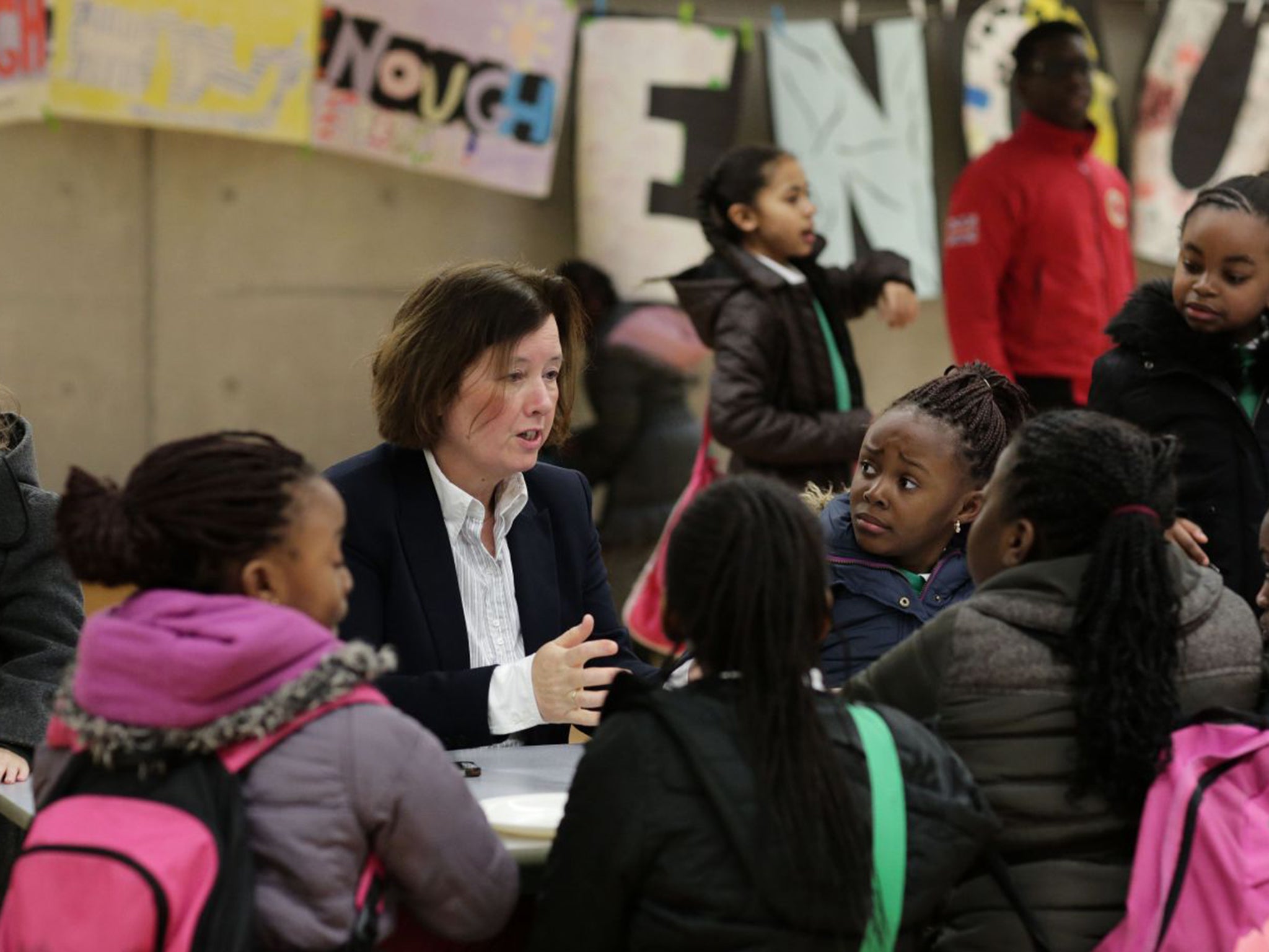 Carmel McConnell at Surrey Square Primary School