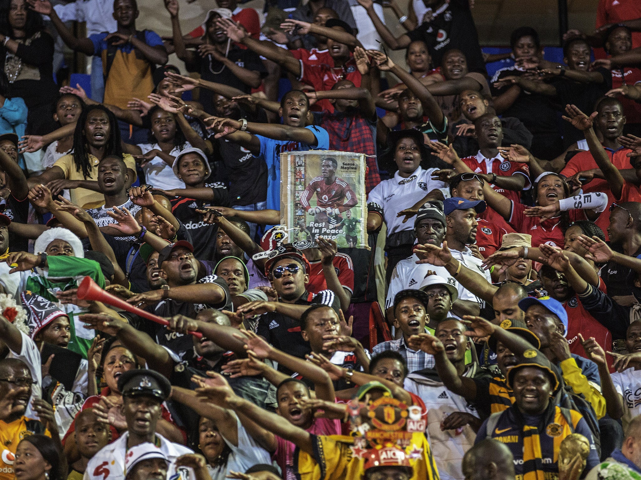 Orlando Pirates supporters pay their tribute