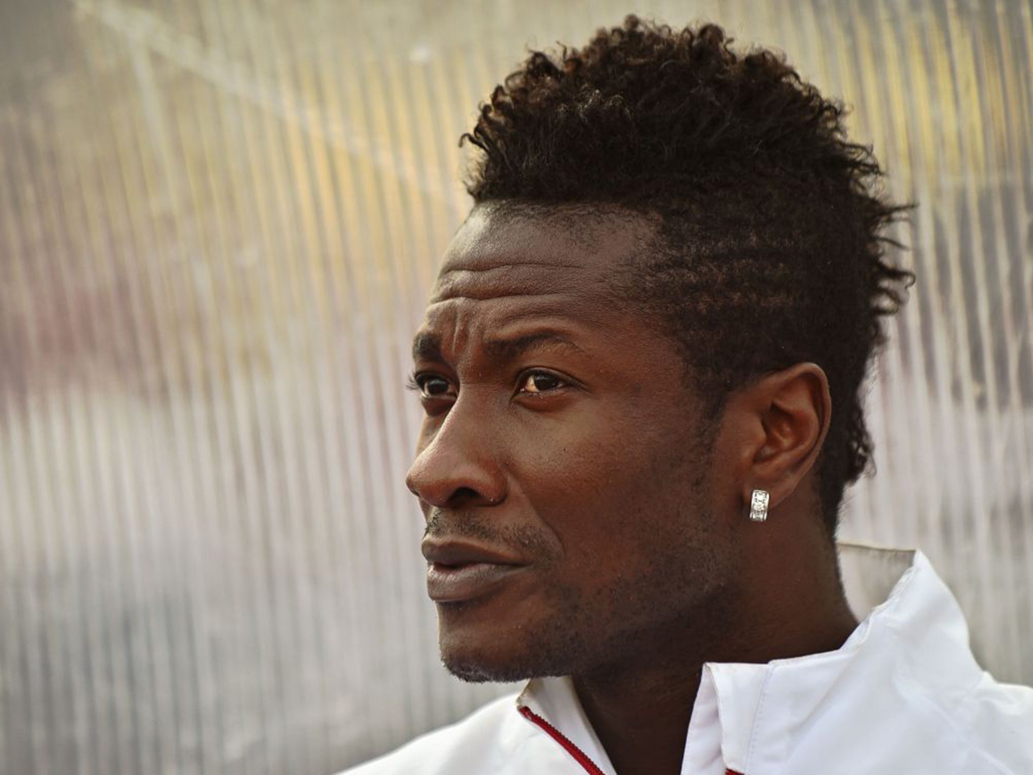 Ghana captain Asamoah Gyan is a doubt for their African Cup of Nations opener against Senegal (AFP)