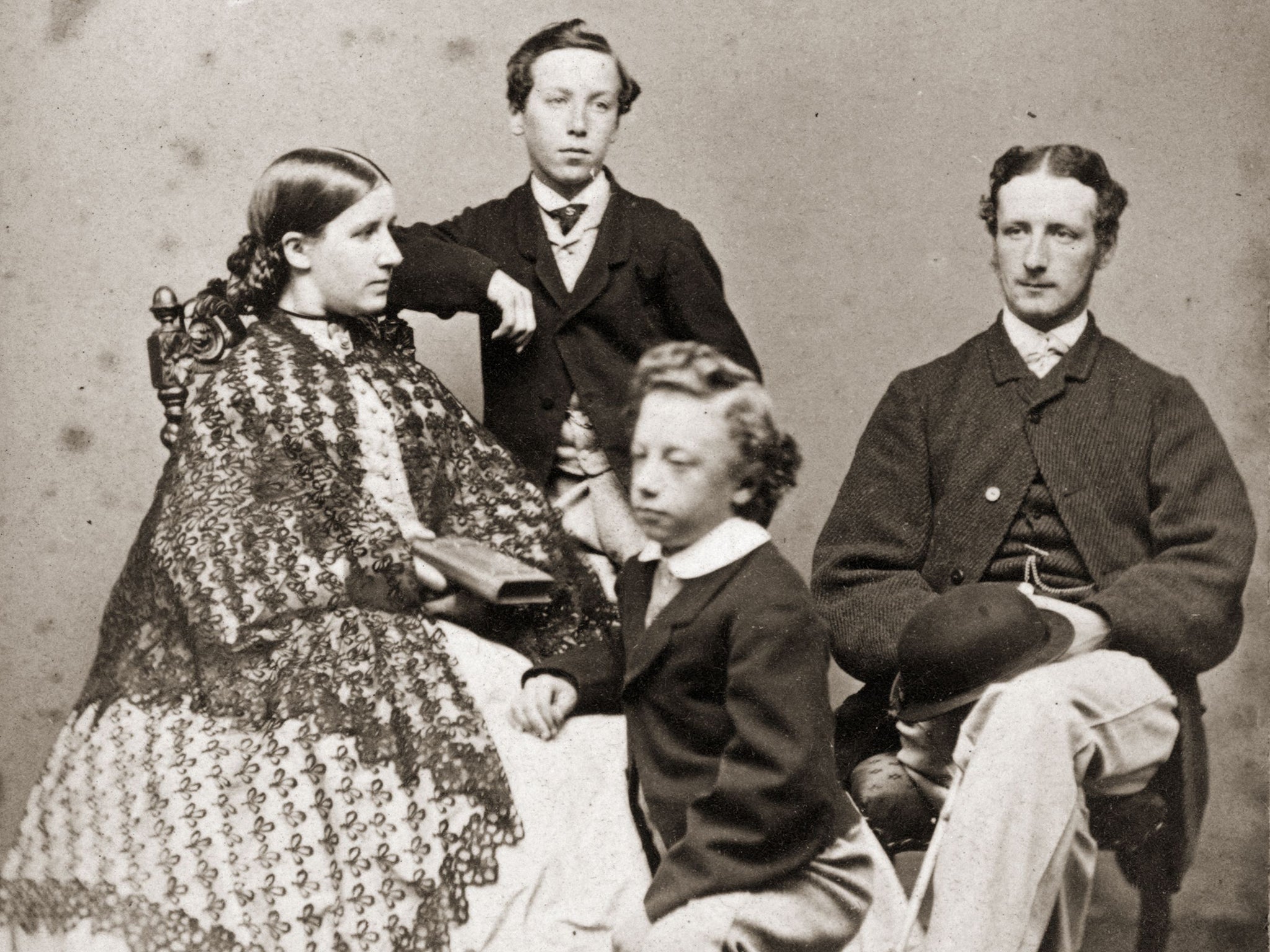 The idea of distant Victorian fathers with too much stiff upper lip to express love for their children was largely created by later generations (Getty)