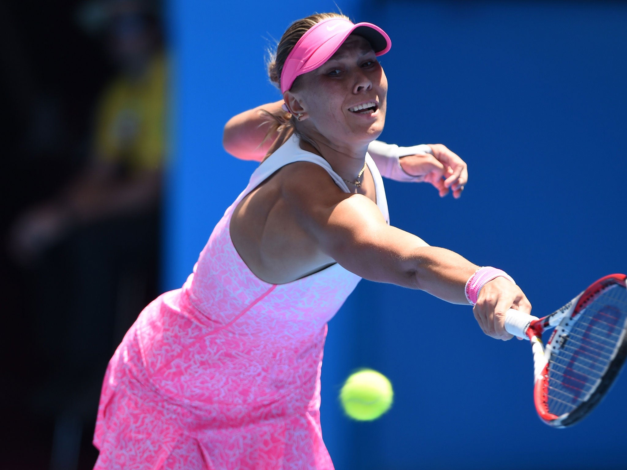 Lucie Hradecka stunned Ana Ivanovic with a 6-1 3-6 2-6 victory