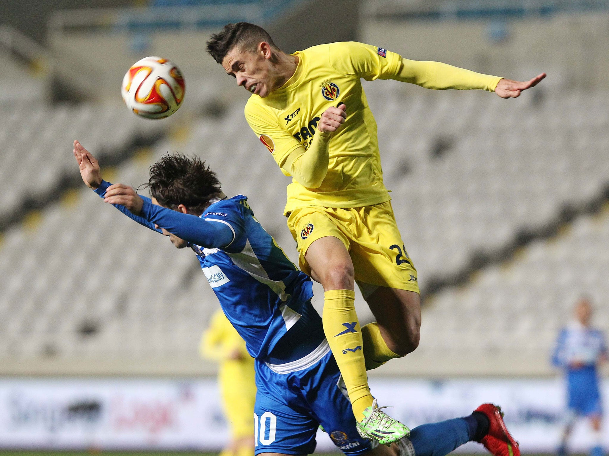 Gabriel Paulista (right) is set to join Arsenal